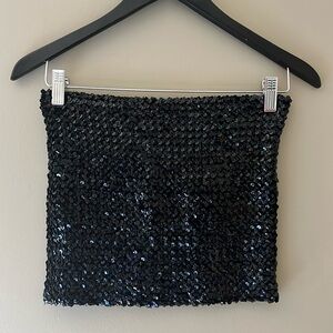Vintage Sequin Tube Top
